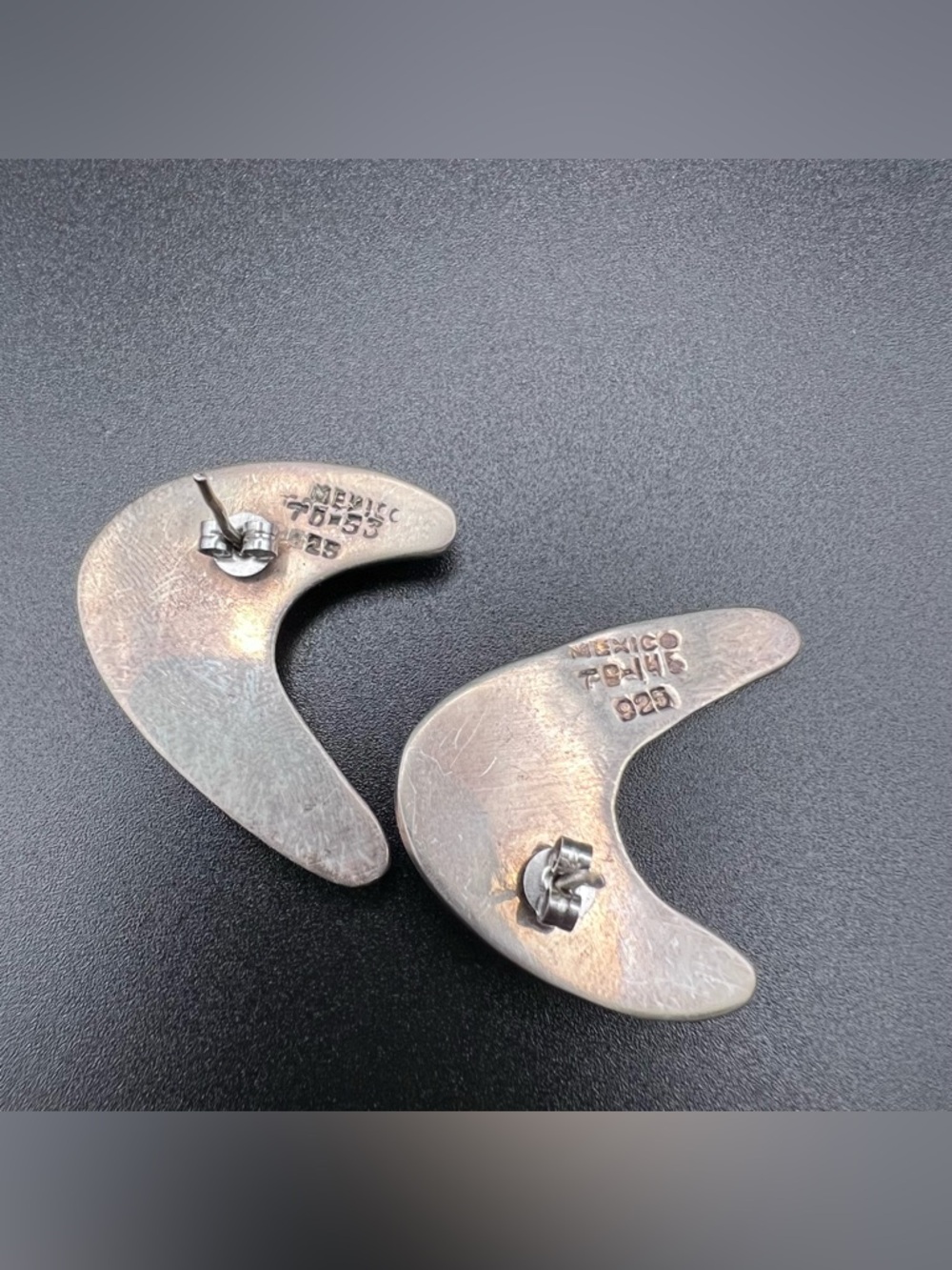 Taxco Modernist Earrings - Picture 2 of 4